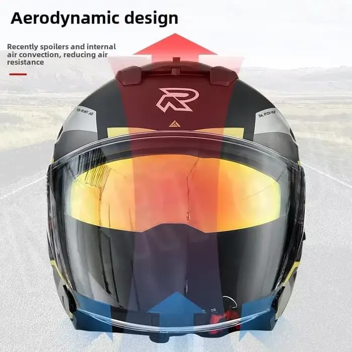 Casque de moto yzen pour hommes et femmes