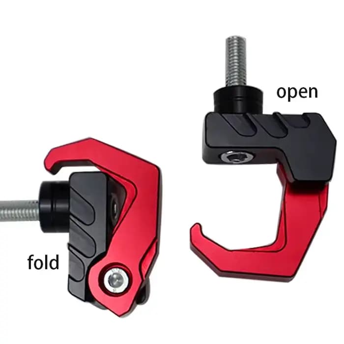 Porte-casque de moto CNC en aluminium