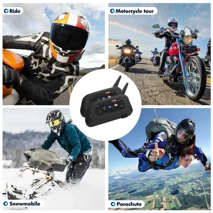 Casque de moto universel avec intercom Bluetooth