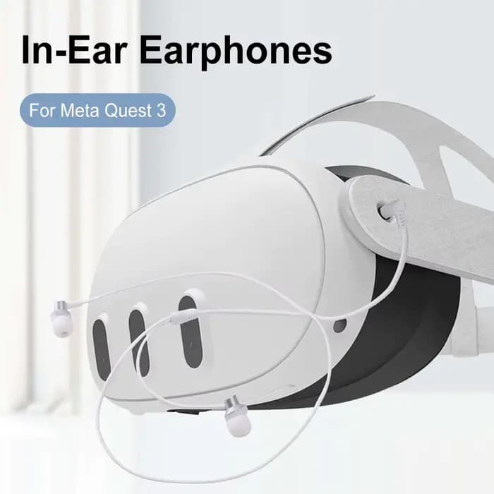 Écouteurs isolants du bruit, écouteurs VR confortables, son immersif, casque de jeu VR, AUX 3.5mm pour casque Meta Quest 3 VR