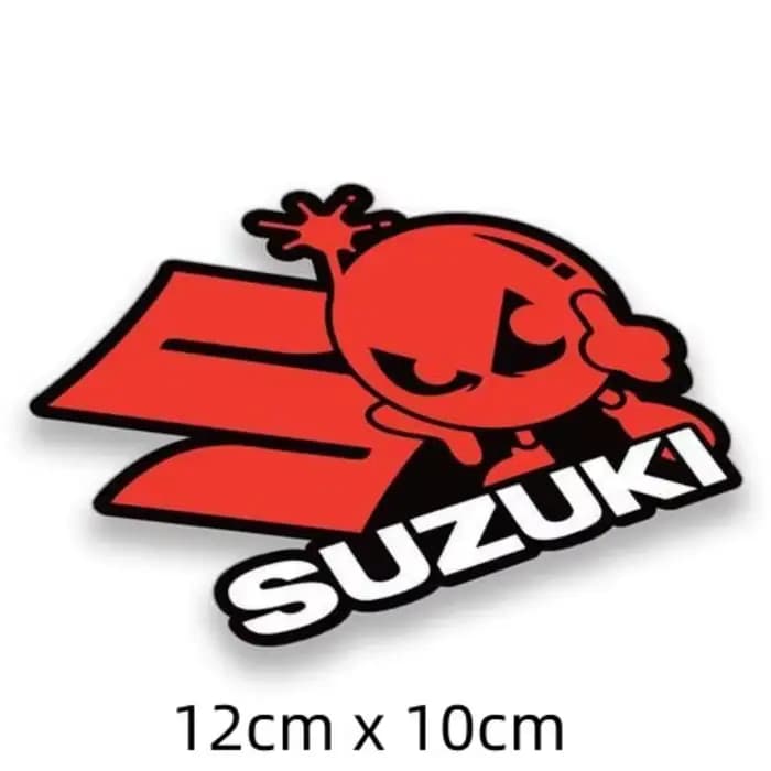 Autocollant décoratif personnalisé et amusant pour moto Suzuki