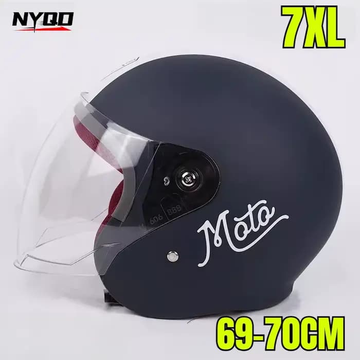 Casque de moto pour grosse tête