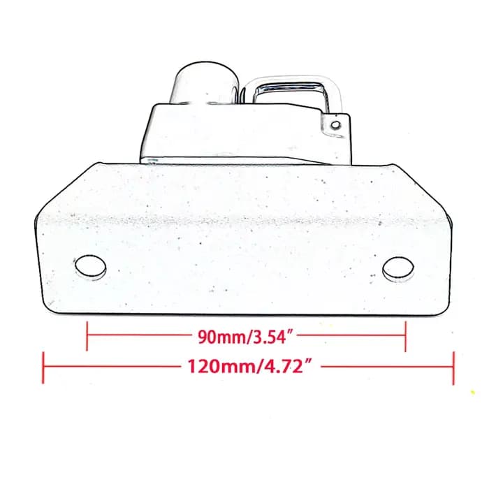 Serrure de casque de moto pour Suzuki Bandit