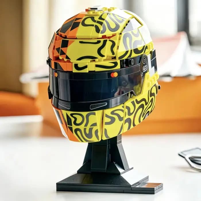 Nouveau 2026 – Modèle de casque de pilote de course Lando Norris jaune