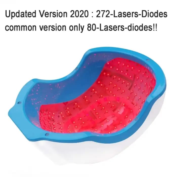 LLLT – casque rouge infrarouge, outil de Massage Anti-perte de cheveux, Diode Laser 272 perles lumineuses, réparation des follicules pileux, Salon de beauté