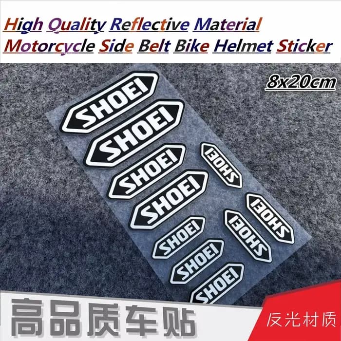 Autocollants décoratifs pour casque de moto