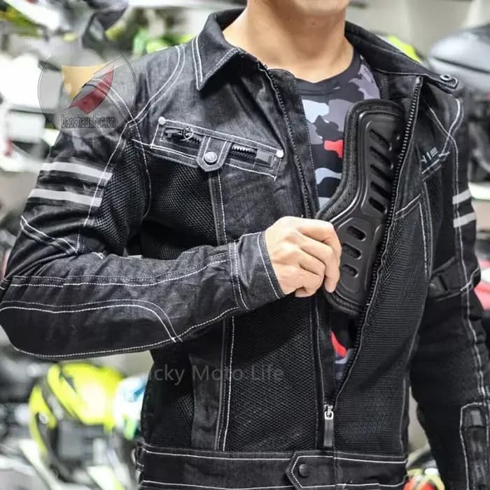 KOMINE JK006 veste printemps respirant Denim maille course Ride haute performance résistance aux chutes vêtements moto