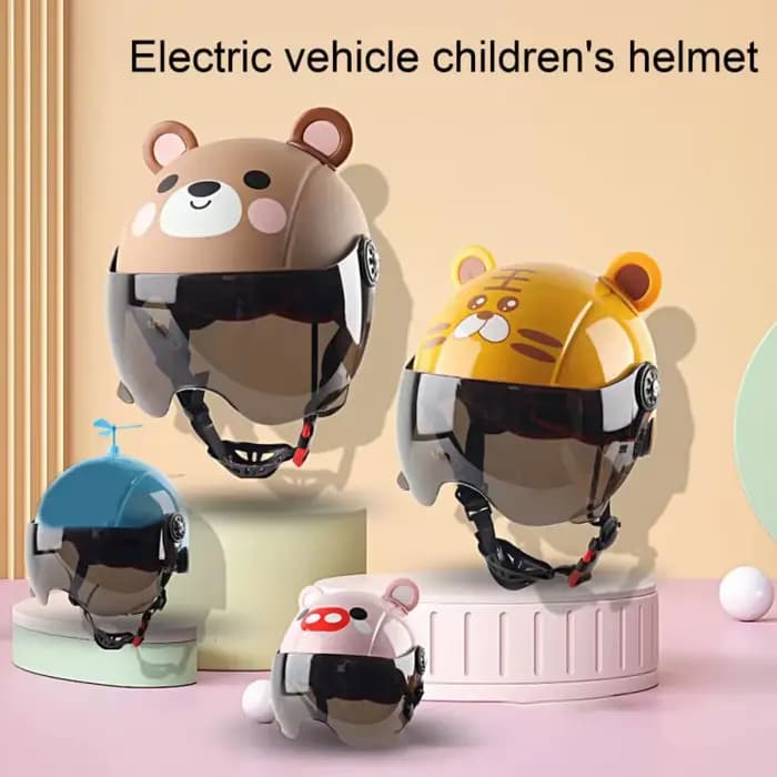 Child Riding Helmet Adjustable Adorable Appearance Ultra-Light Shock Absorbing ABS Toddler Skateboard Bike Safety