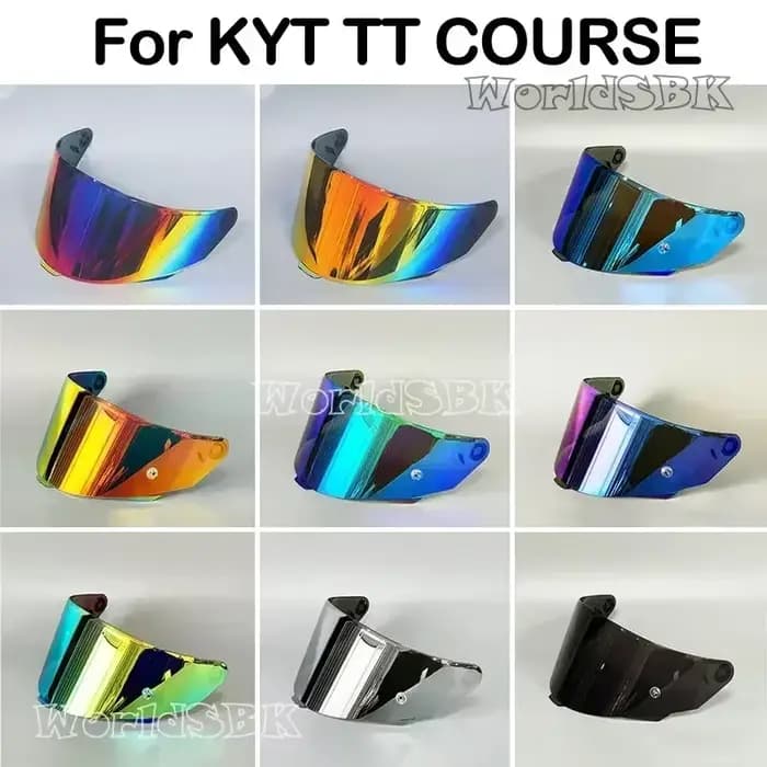 Visière de casque de moto TT COURSE, bouclier de pare-brise, protection solaire, accessoires de casques TTC, haute résistance pour KYT