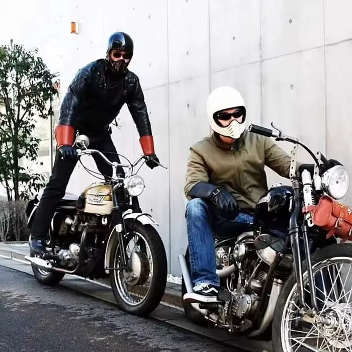 Rétro Mini casque de Moto intégral hommes femmes Cascos Para