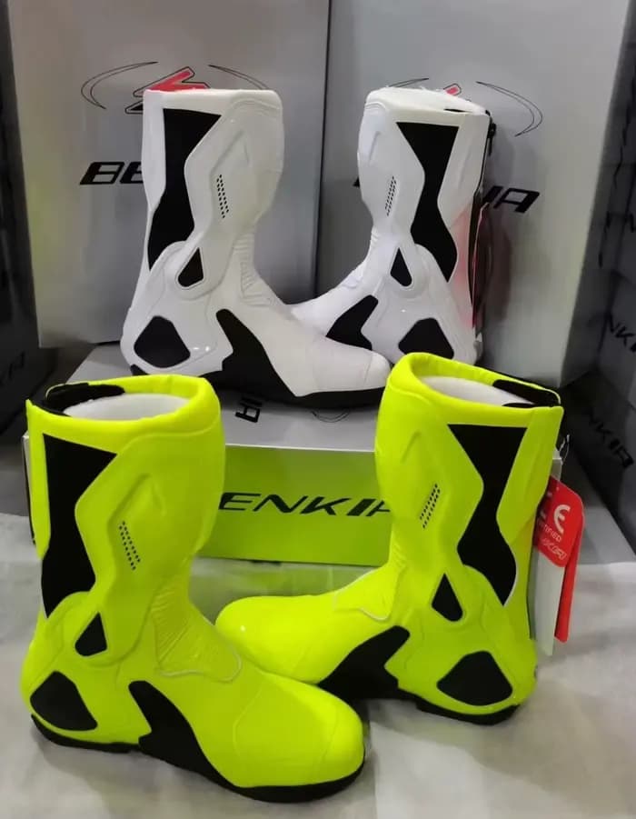 Bottes de moto BENKIA certifiées CE