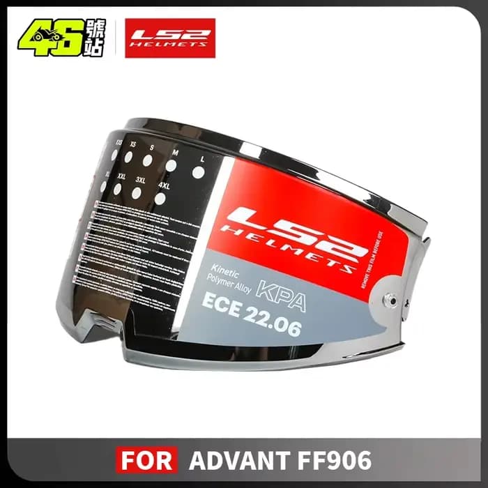 Lentille de visière de casque Advant LS2 FF906 pour casques de moto rabattables intégraux LS2