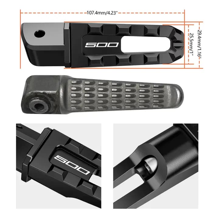 Pour Kawasaki NINJA500 Z500 Ninja 500 Z 500 SE 2024 2025 Accessoires Moto Repose-pieds Passager