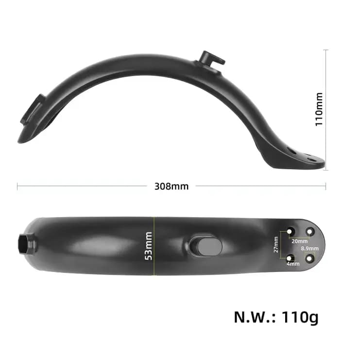 Garde-boue pour Scooter électrique
