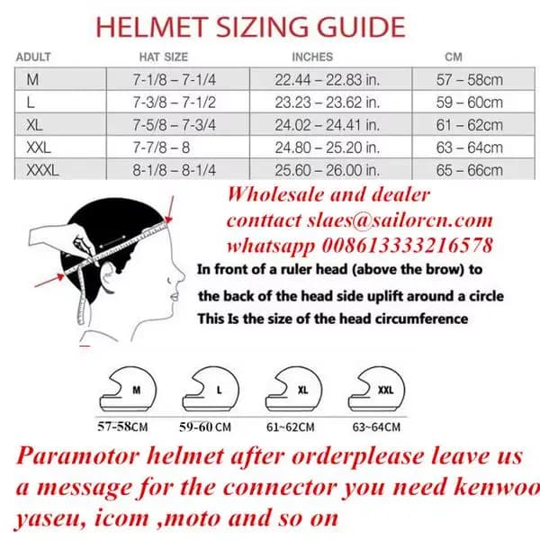 Casque de paramoteur GD-K, uniquement casque avec visière sans casque d'écoute