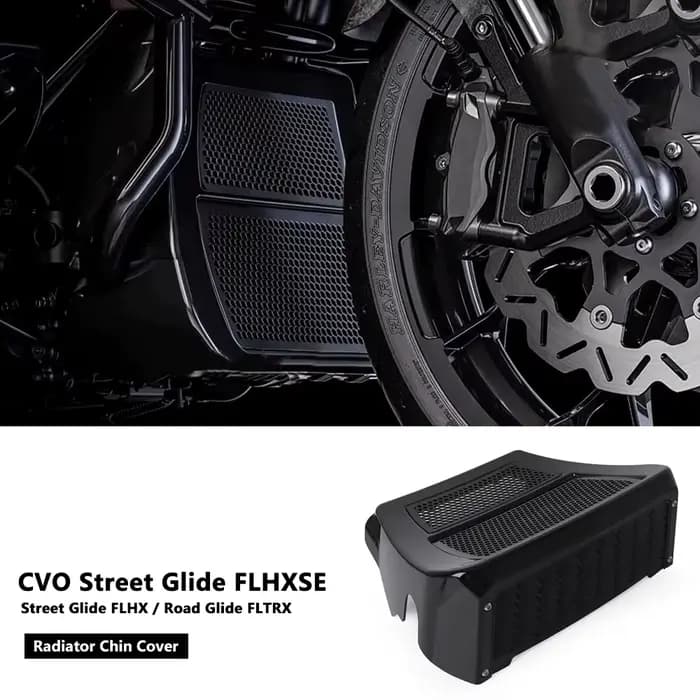 Couvercle de menton de radiateur inférieur pour moto Touring CVO Street Glide FLTRXSE CVO Road