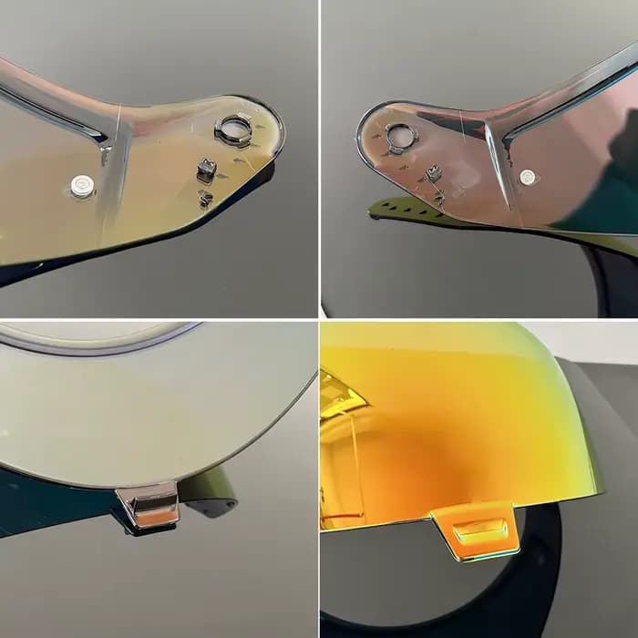 Lunette de casque de moto compatible avec Shark Skwal i3 D-Skwal 3 Ridill 2 VZ400