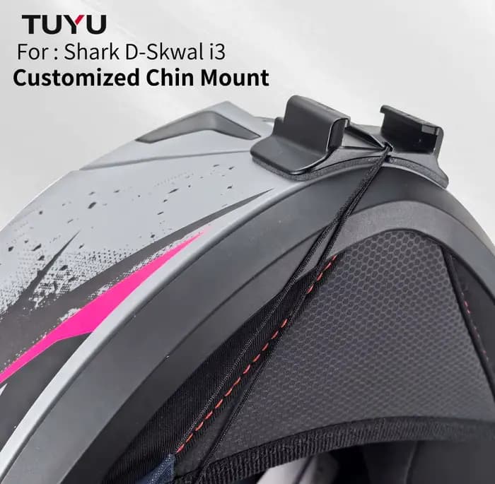 Support de mentonnière pour casque de moto personnalisé Shark D-Skwal i3 pour GoPro Hero13