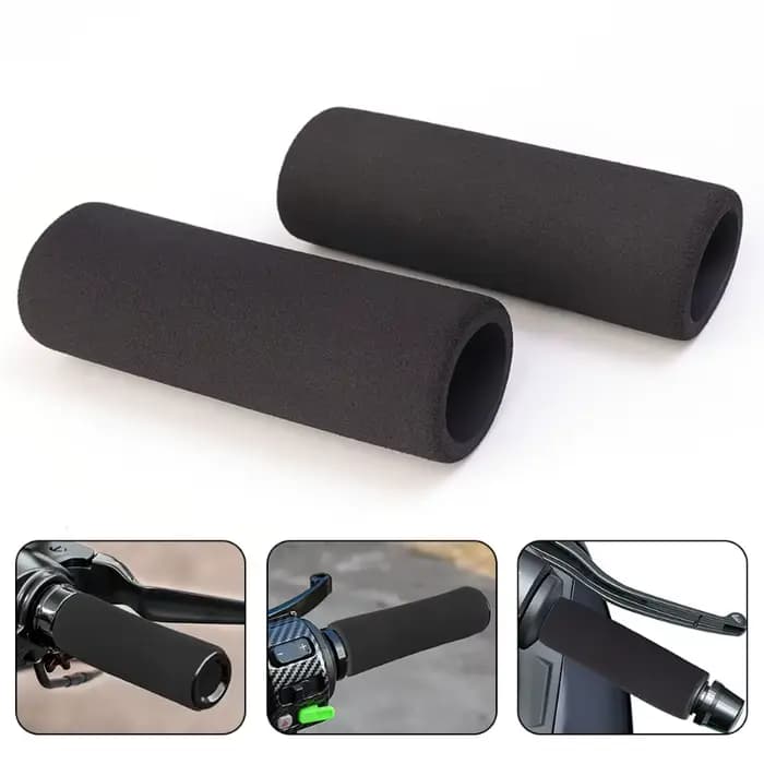 Couverture de poignée en mousse noire antidérapante pour Modification de moto