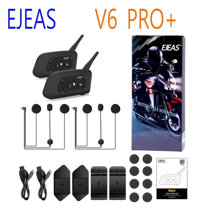 EGuitar-Oreillette Bluetooth 1200 pour Casque de Moto