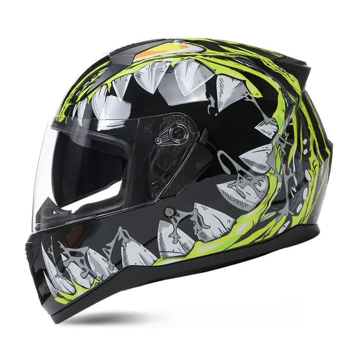 Casque de moto approuvé DOT ECE intégral Double lentille Capacete professionnel hommes femmes quatre saisons sécurité protection Casco