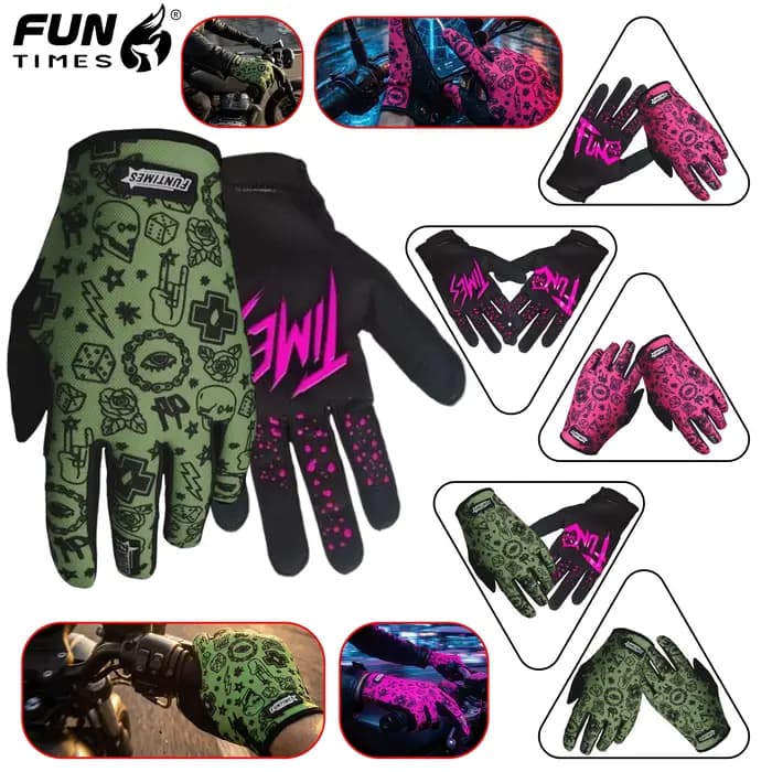 Gants de motocross, gants de cyclisme à doigts entiers