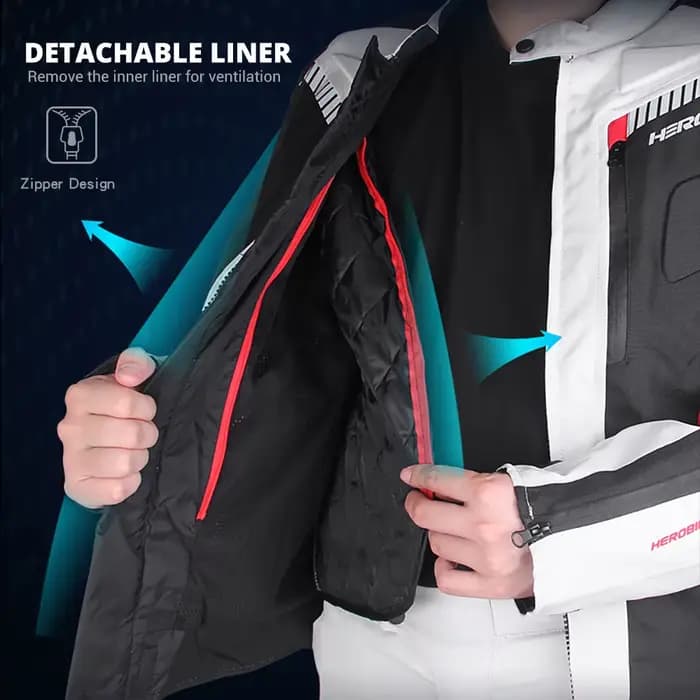 Vestes de moto imperméables pour hommes et femmes