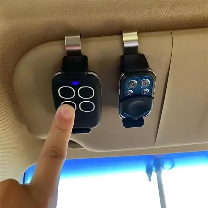 Clips de retenue de télécommande de porte de garage, porte-clés à distance, supports de voiture, support de télécommande, clip de visière