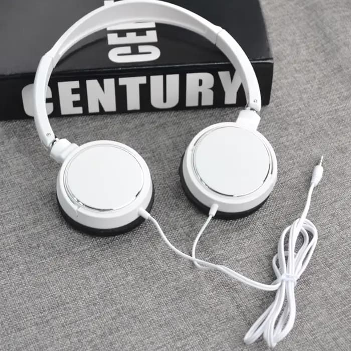 Universel 3.5mm filaire ordinateur casque pliable Portable musique jeu casque suppression de bruit sport écouteur stéréo casque