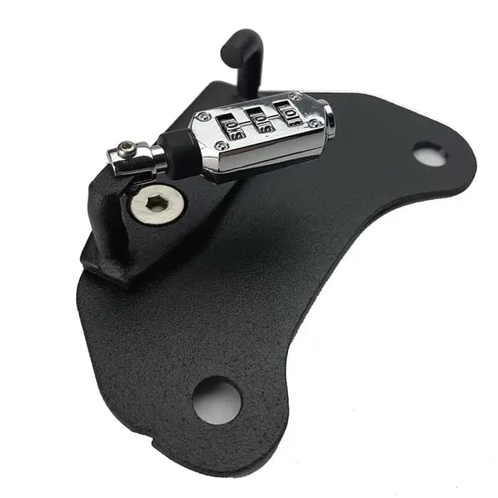 Serrure de casque avec mot de passe pour moto