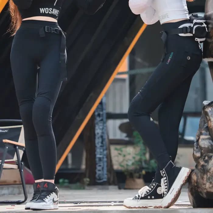 Pantalon de moto pour femme WOSAWE avec protections CE aux genoux