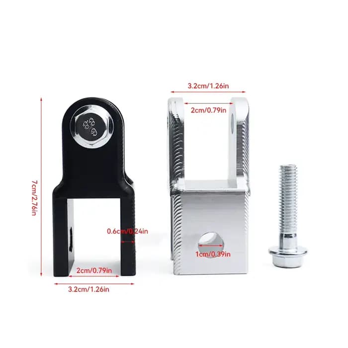 Accessoires de conversion pour embout de fourche de moto