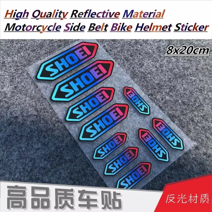 Autocollants décoratifs pour casque de moto