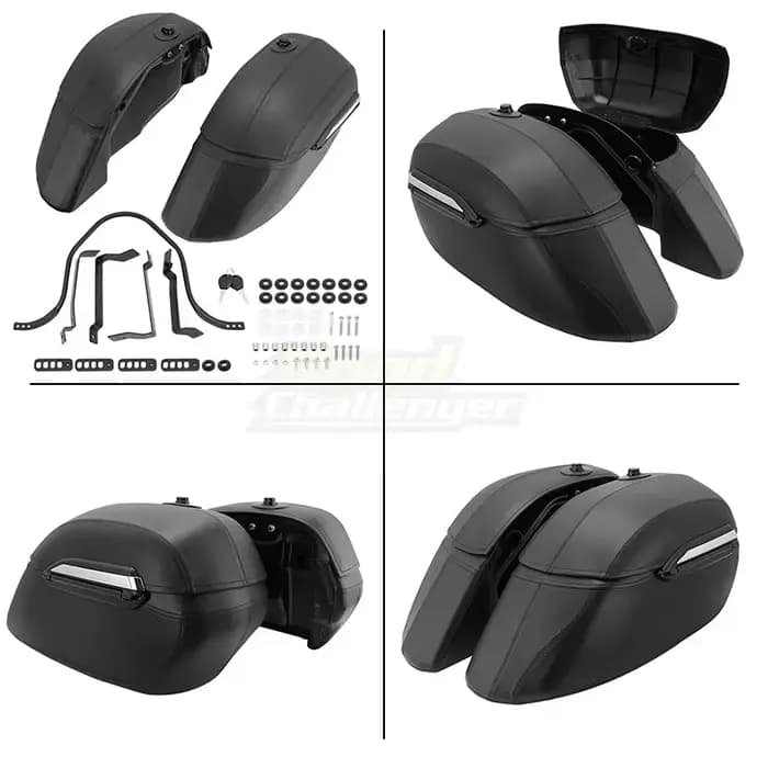 Sacoches élaborées étanches avec serrure pour moto