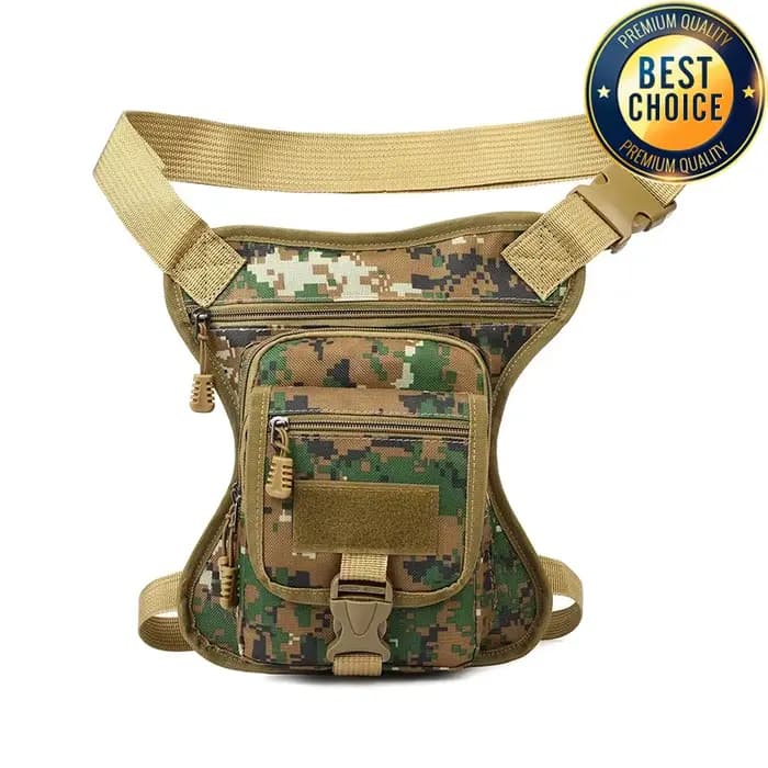 Nouveau sac de jambe de moto Camouflage sac de taille étanche en plein air multifonctionnel voyage randonnée Portable