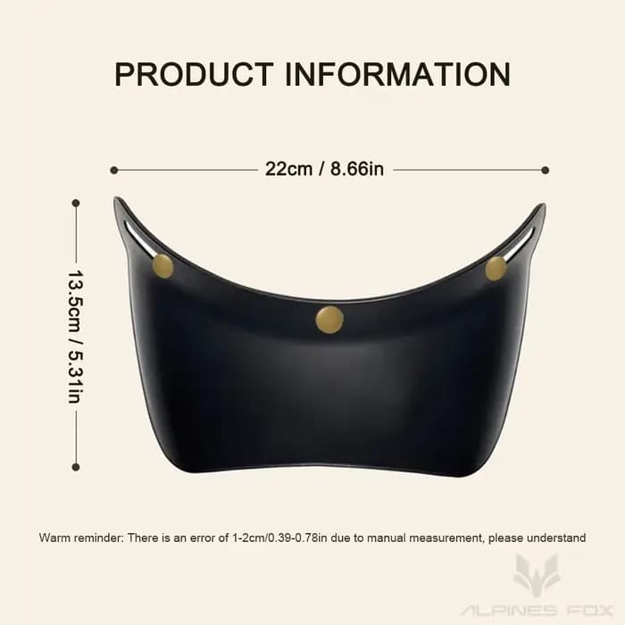 Visière de casque de moto demi-visage rétro