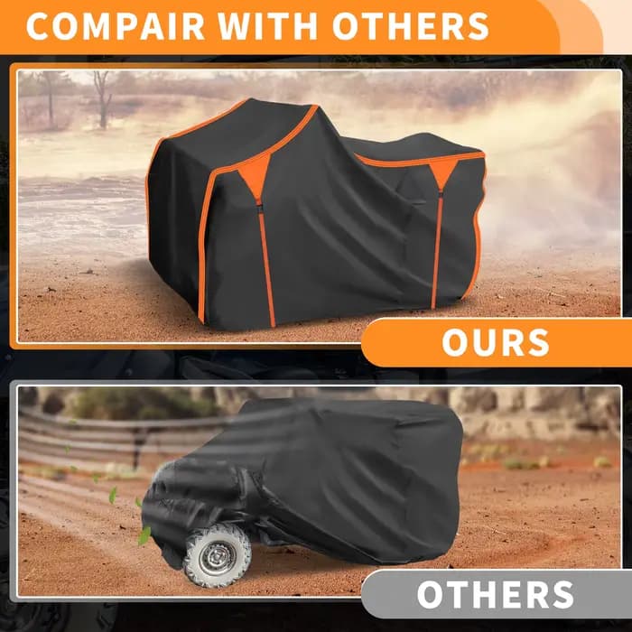 Housse de protection imperméable pour quad 4 roues UXCELL