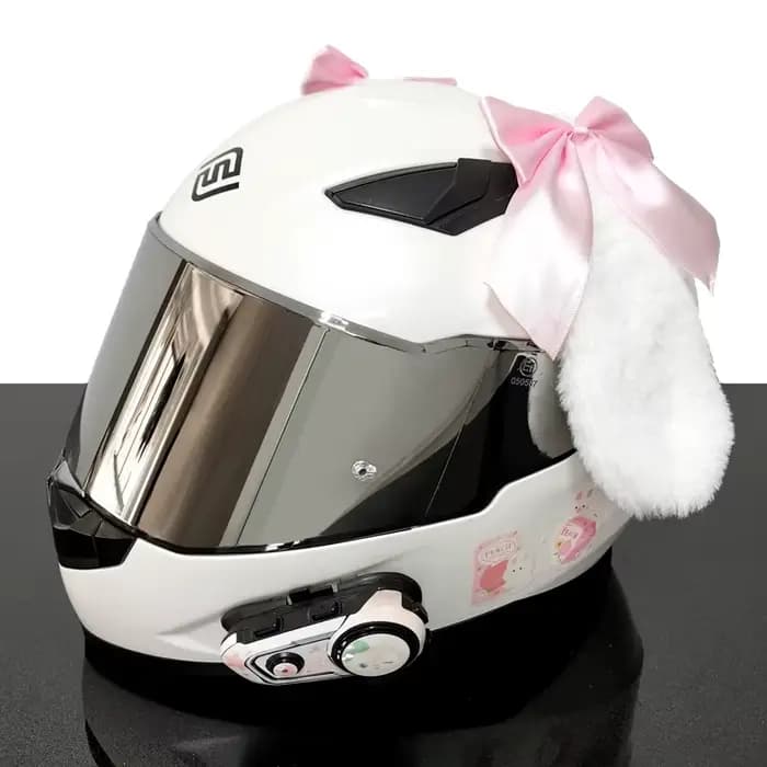Casque de moto électrique série Kawaii
