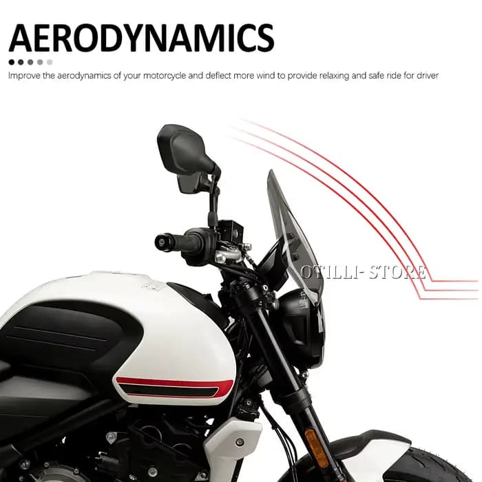 Pare-brise de moto en acrylique pour Triumph Trident