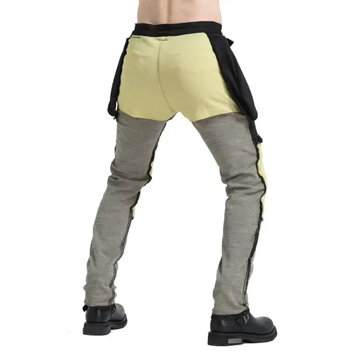 Pantalon en jean pour moto avec équipement de protection intégré