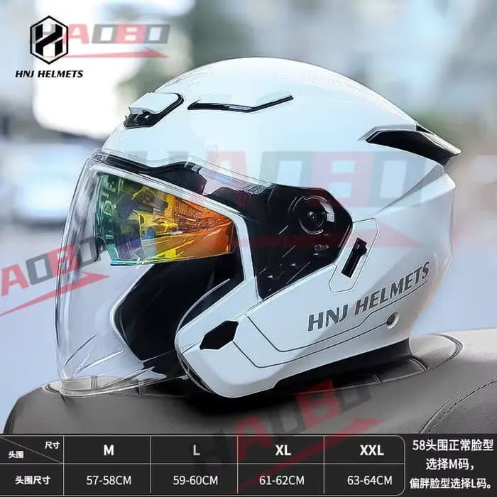 Visière transparente HNJ M526 pour casque HNJ Original – Accessoire de remplacement pare-vent