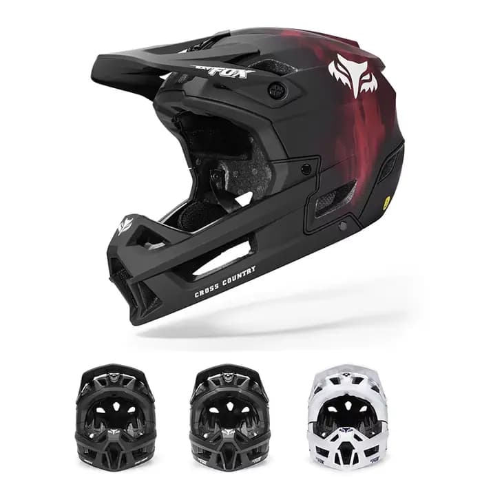 BATFOX casque de vélo intégral vtt une pièce tout-terrain vitesse équitation DH BMX casques