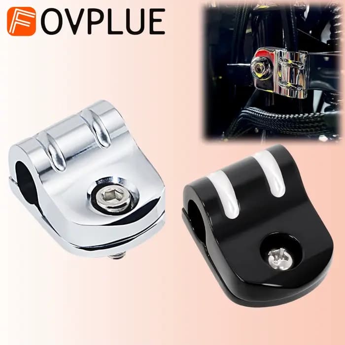 Kit de fixation de câble d'embrayage en aluminium pour accessoires de moto Harley CVO Softail Slim FLS Deluxe Fat Boy Fat Boy FLSTF 2000-UP