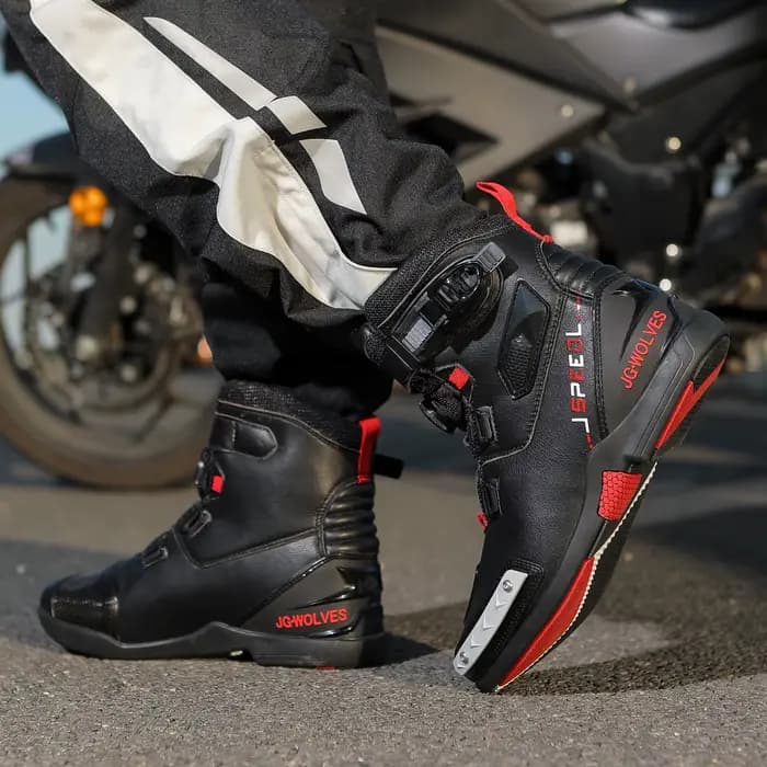 Nouvelles bottes de moto hommes en plein air imperméable