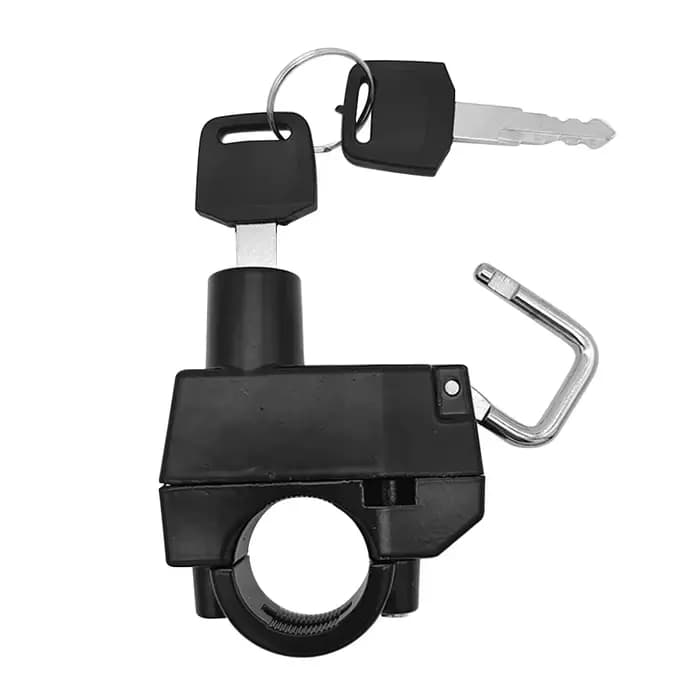 Serrure antivol pour casque de moto
