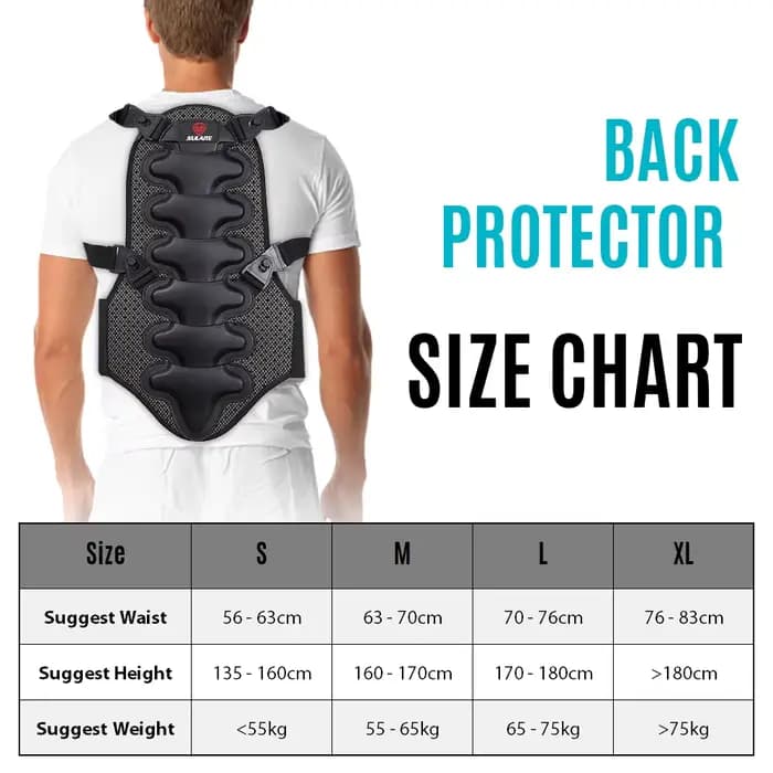 Protection dorsale pour moto