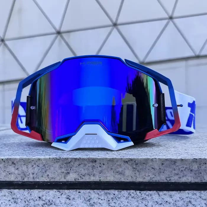 Lunettes de moto avec lentille HD