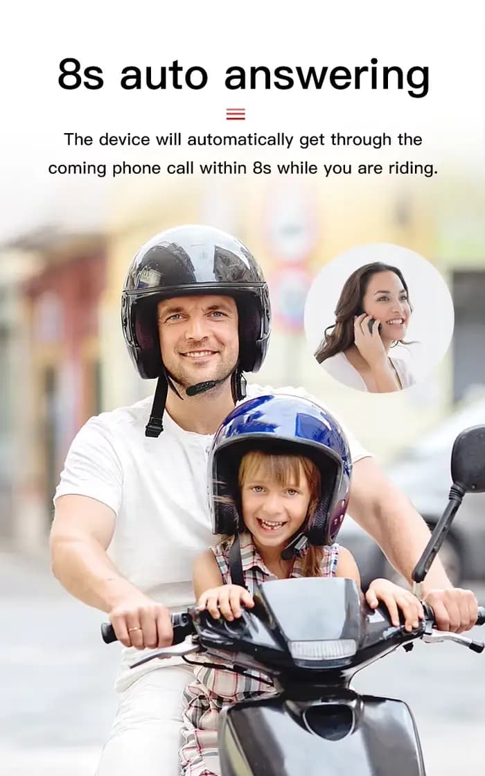 EJEAS E1 + casque de moto