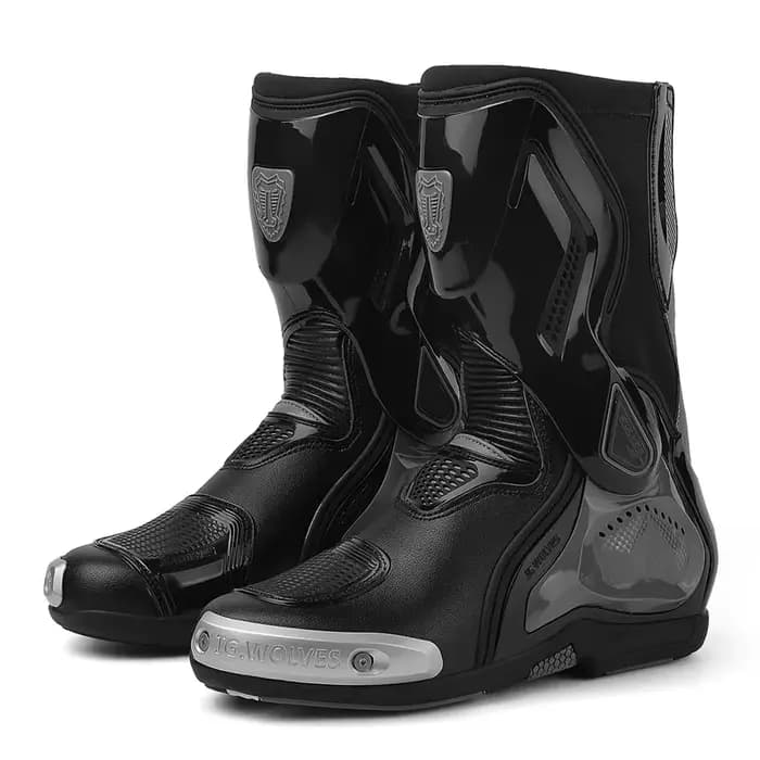 Hommes moto bottes d'équitation professionnel autoroute course sport