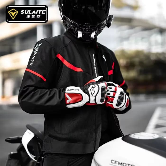 Combinaison de moto respirante à 2 couches SULAITE pour l'été